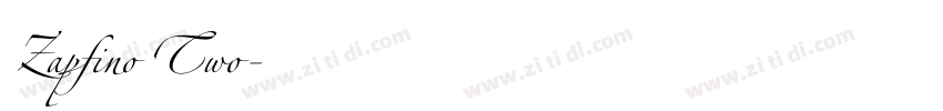 Zapfino Two字体转换